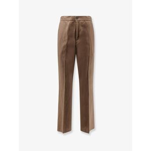 Hevo Men Torre Chianca Linen And Viscose Trousers